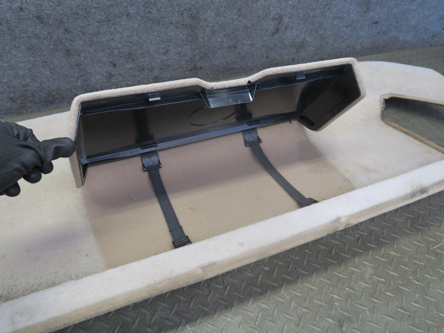 90-93 Mercedes W124 300E Sedan Rear Deck Shelf Trim Panel OEM