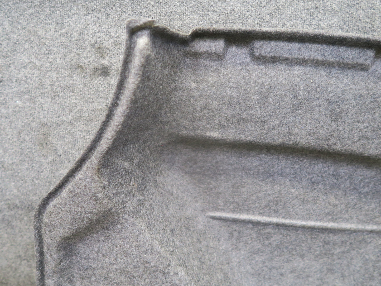 95-97 Nissan Gloria HY33 Rear Left Trunk Carpet Trim Liner Cover Gray OEM