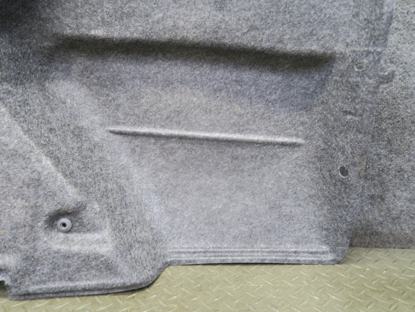 95-97 Nissan Gloria HY33 Rear Left Trunk Carpet Trim Liner Cover Gray OEM