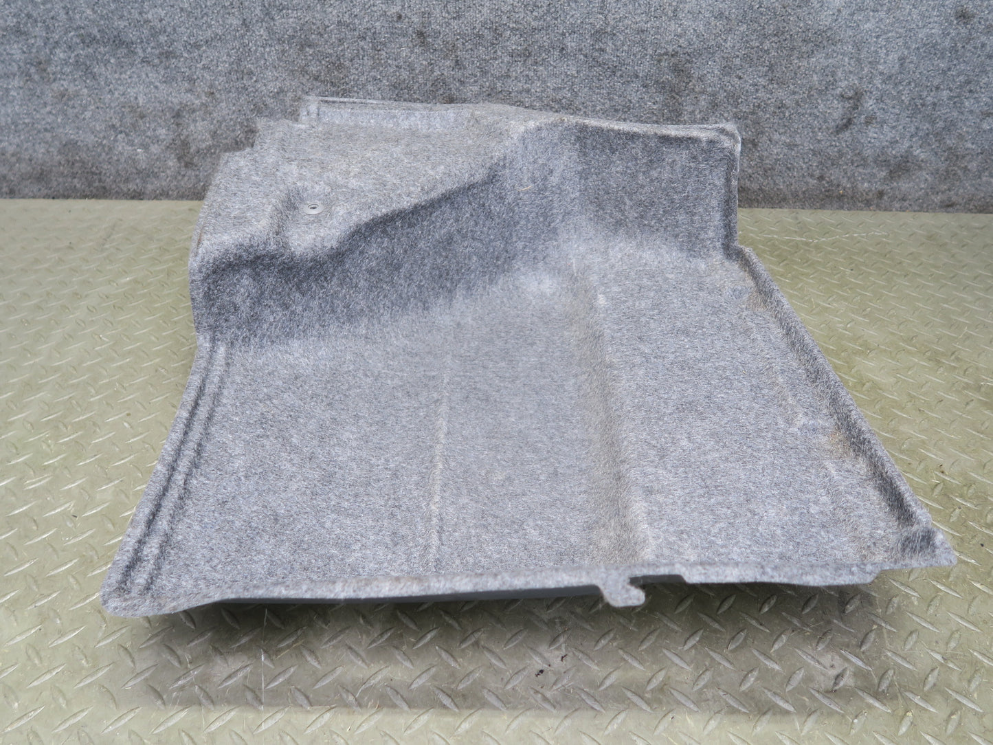 95-97 Nissan Gloria HY33 Rear Left Trunk Carpet Trim Liner Cover Gray OEM