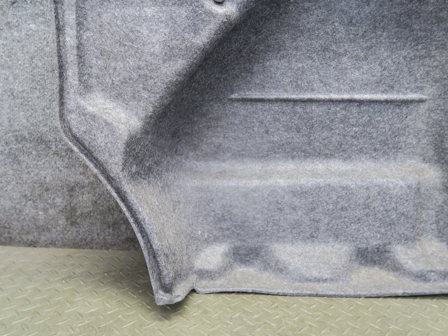 95-97 Nissan Gloria HY33 Rear Right Trunk Carpet Trim Liner Cover Gray OEM