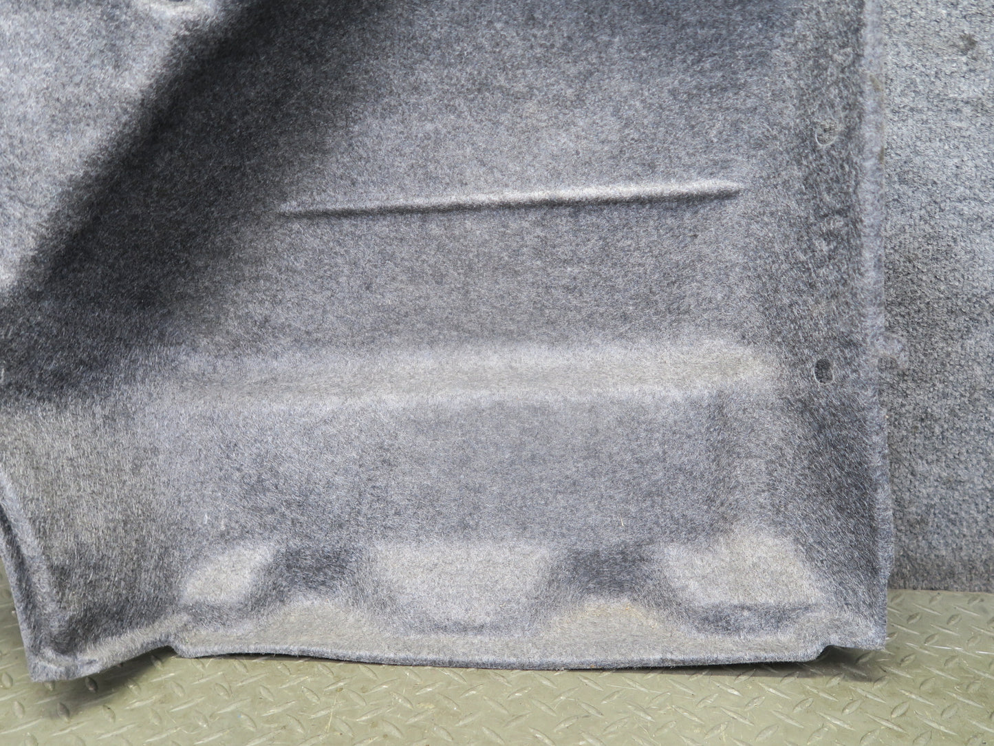 95-97 Nissan Gloria HY33 Rear Right Trunk Carpet Trim Liner Cover Gray OEM
