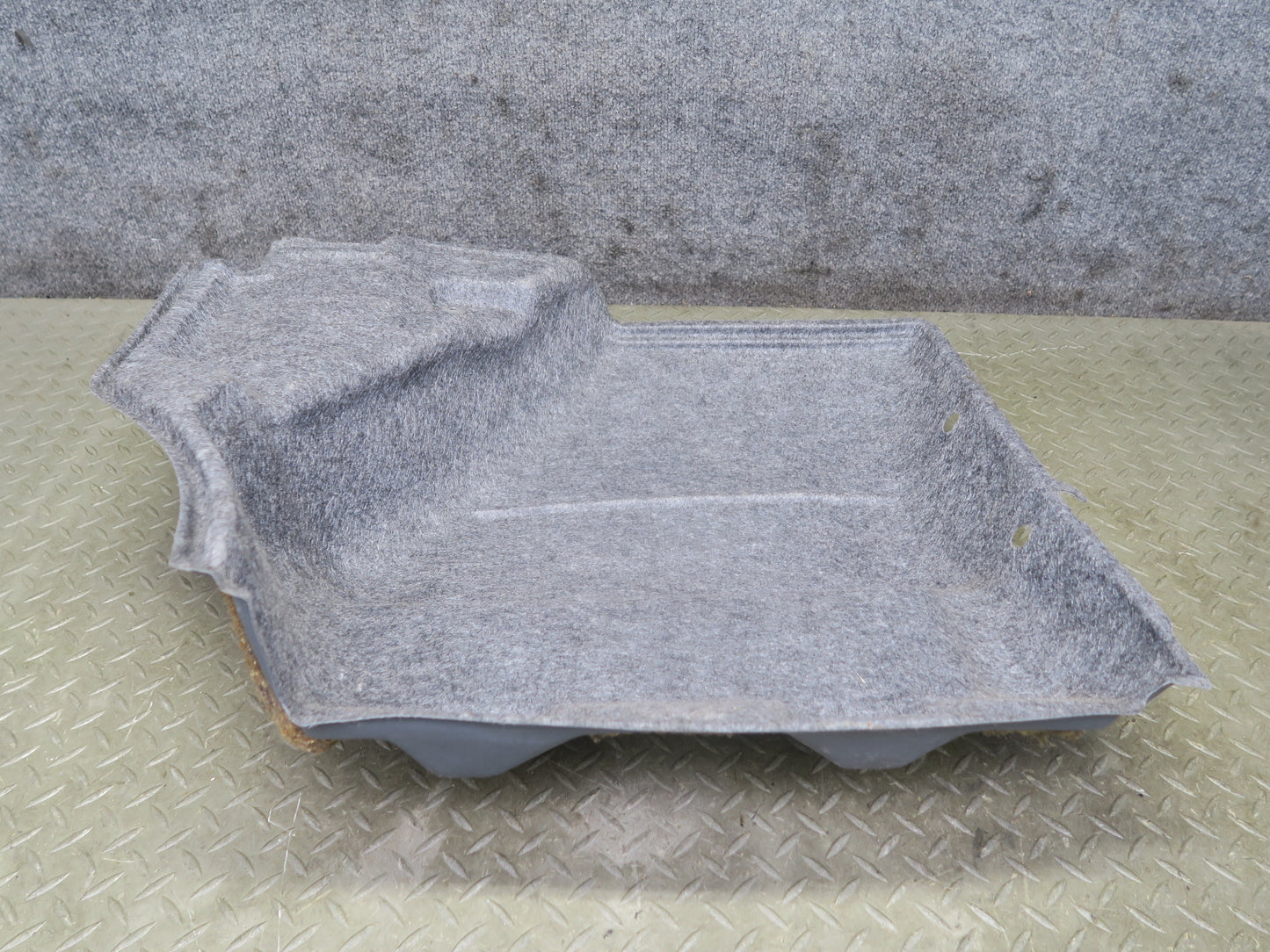95-97 Nissan Gloria HY33 Rear Right Trunk Carpet Trim Liner Cover Gray OEM