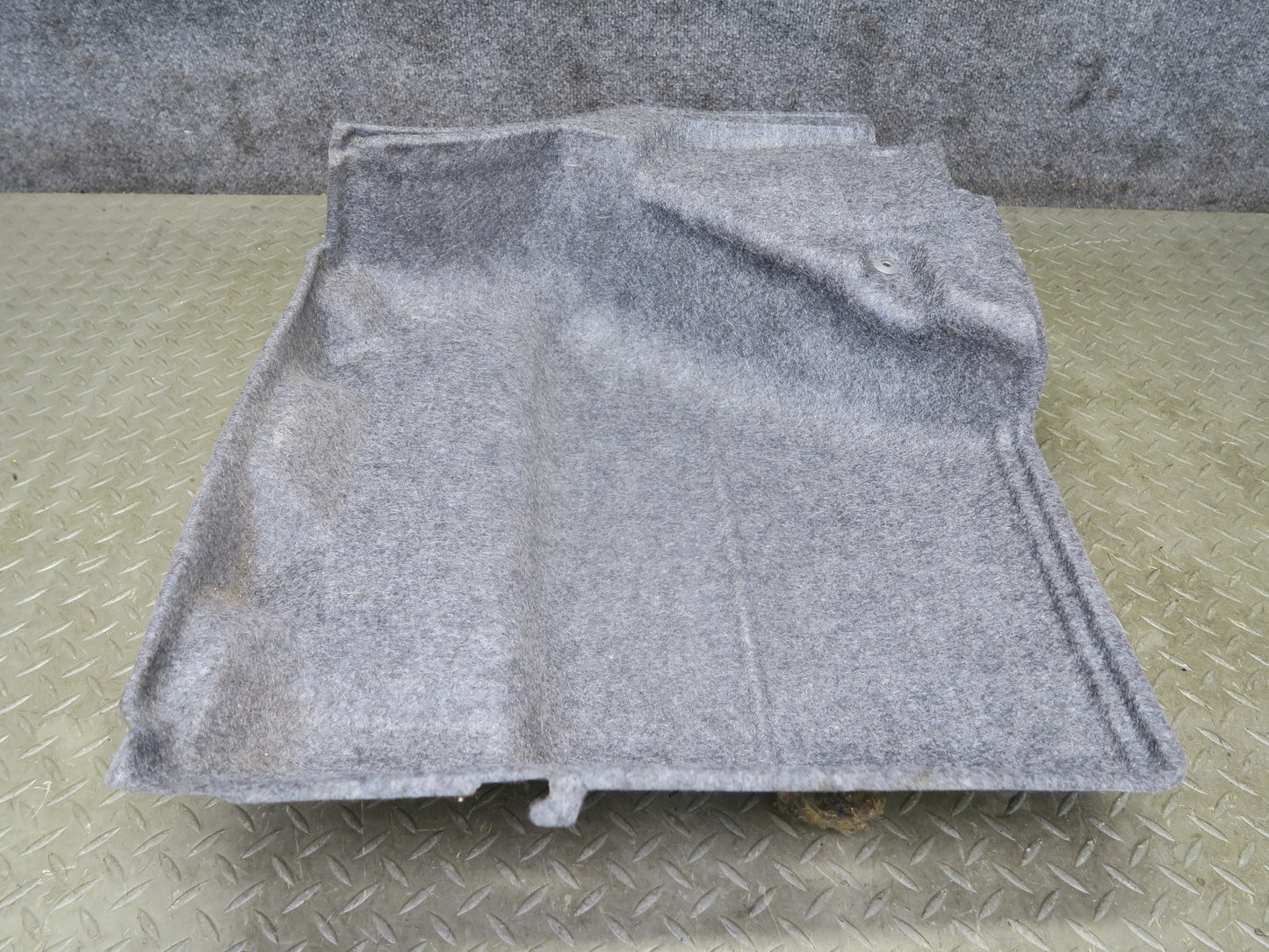 95-97 Nissan Gloria HY33 Rear Right Trunk Carpet Trim Liner Cover Gray OEM
