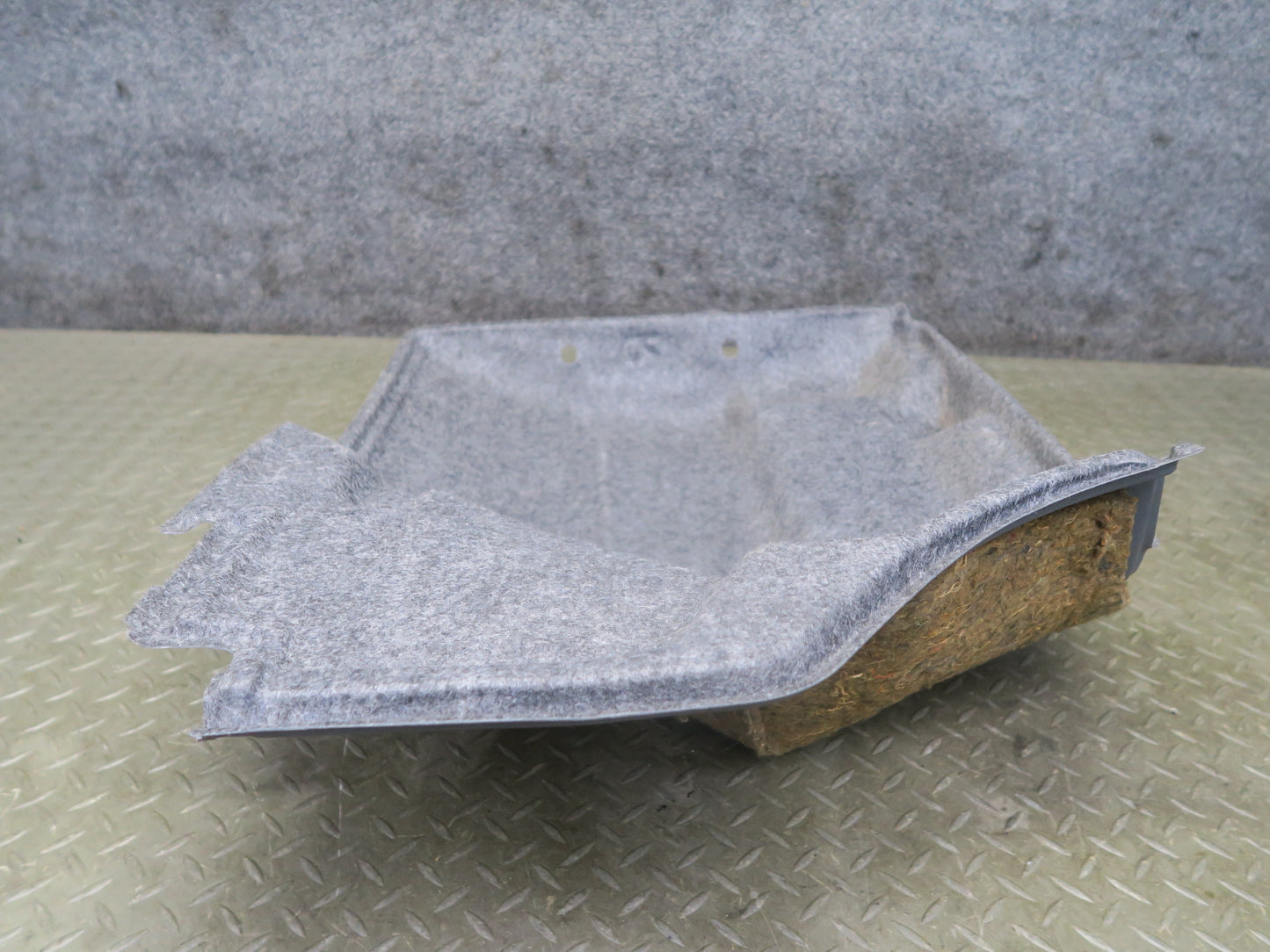 95-97 Nissan Gloria HY33 Rear Right Trunk Carpet Trim Liner Cover Gray OEM