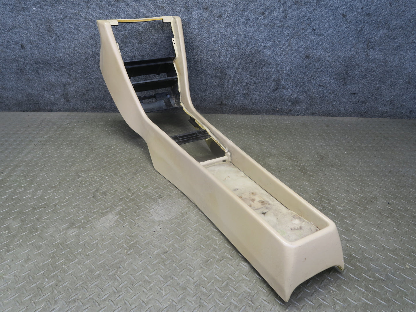 86-93 Mercedes W124 300E Center Console Trim Cover Panel Beige OEM