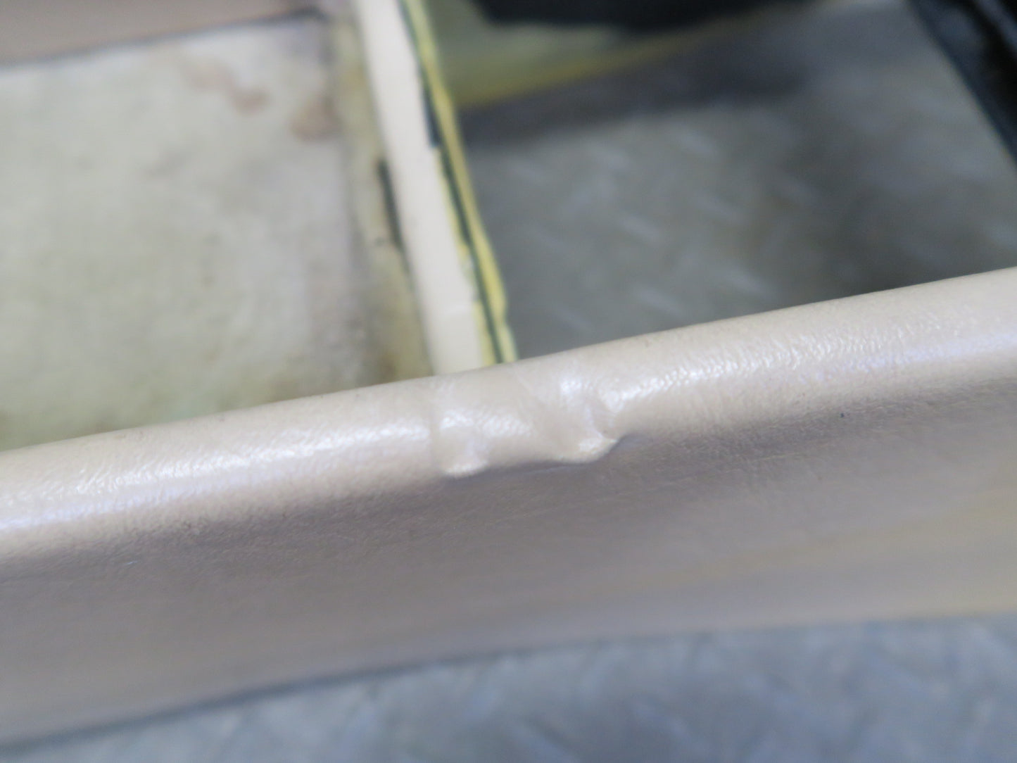 86-93 Mercedes W124 300E Center Console Trim Cover Panel Beige OEM