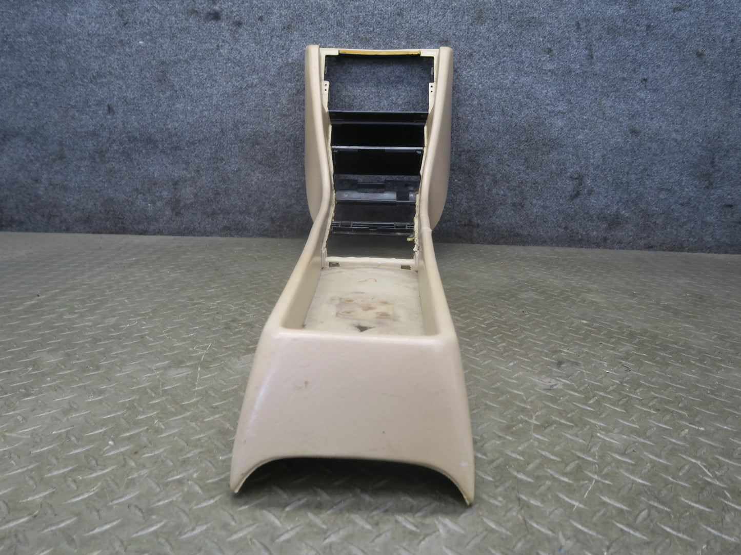 86-93 Mercedes W124 300E Center Console Trim Cover Panel Beige OEM