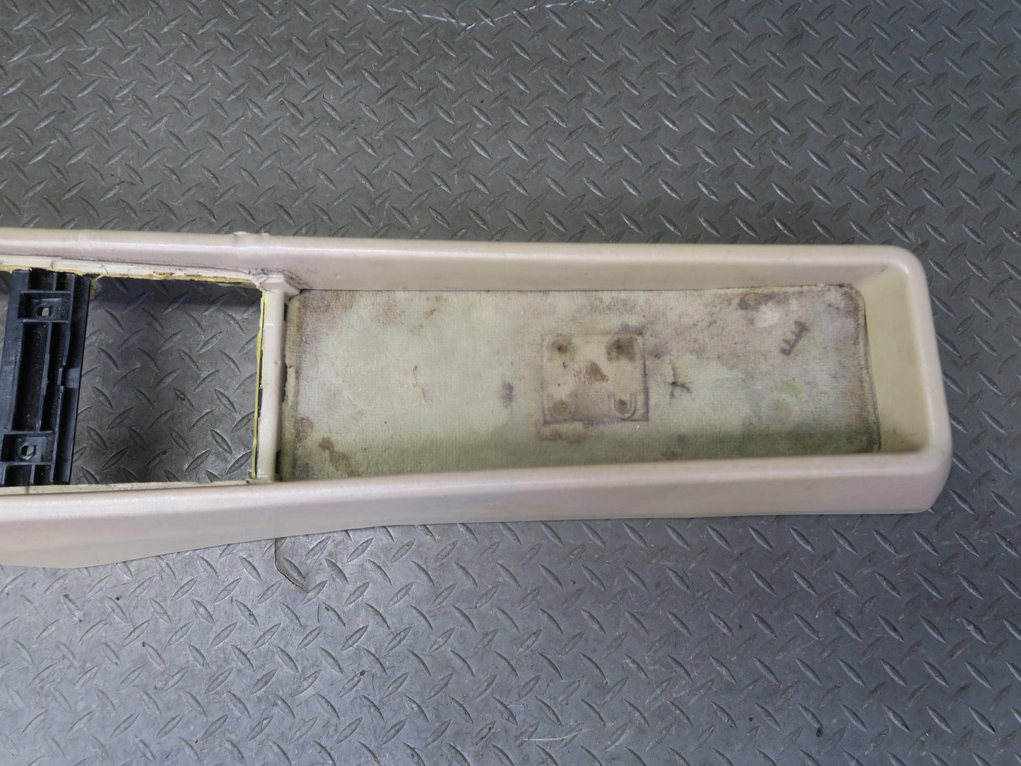 86-93 Mercedes W124 300E Center Console Trim Cover Panel Beige OEM