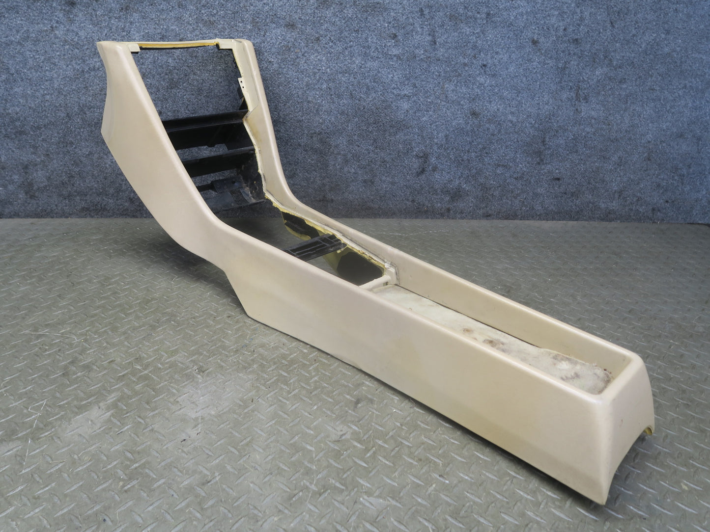 86-93 Mercedes W124 300E Center Console Trim Cover Panel Beige OEM