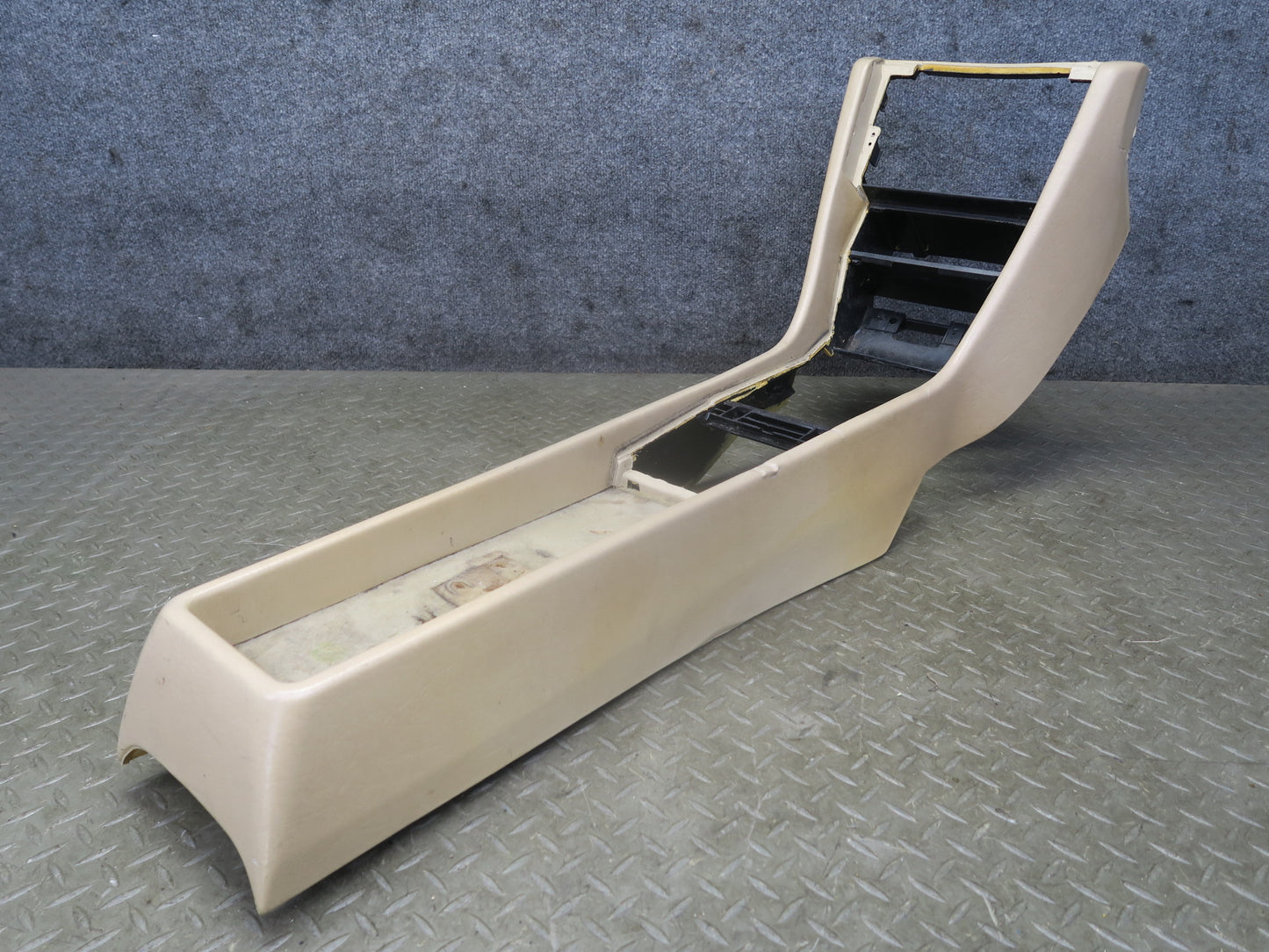 86-93 Mercedes W124 300E Center Console Trim Cover Panel Beige OEM