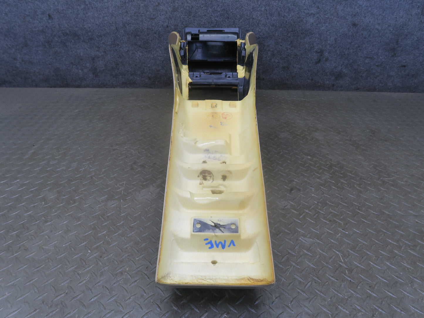 86-93 Mercedes W124 300E Center Console Trim Cover Panel Beige OEM