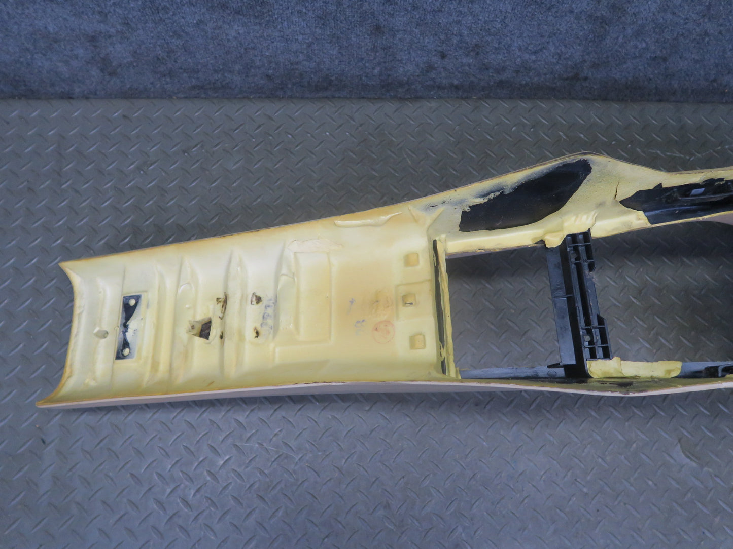 86-93 Mercedes W124 300E Center Console Trim Cover Panel Beige OEM