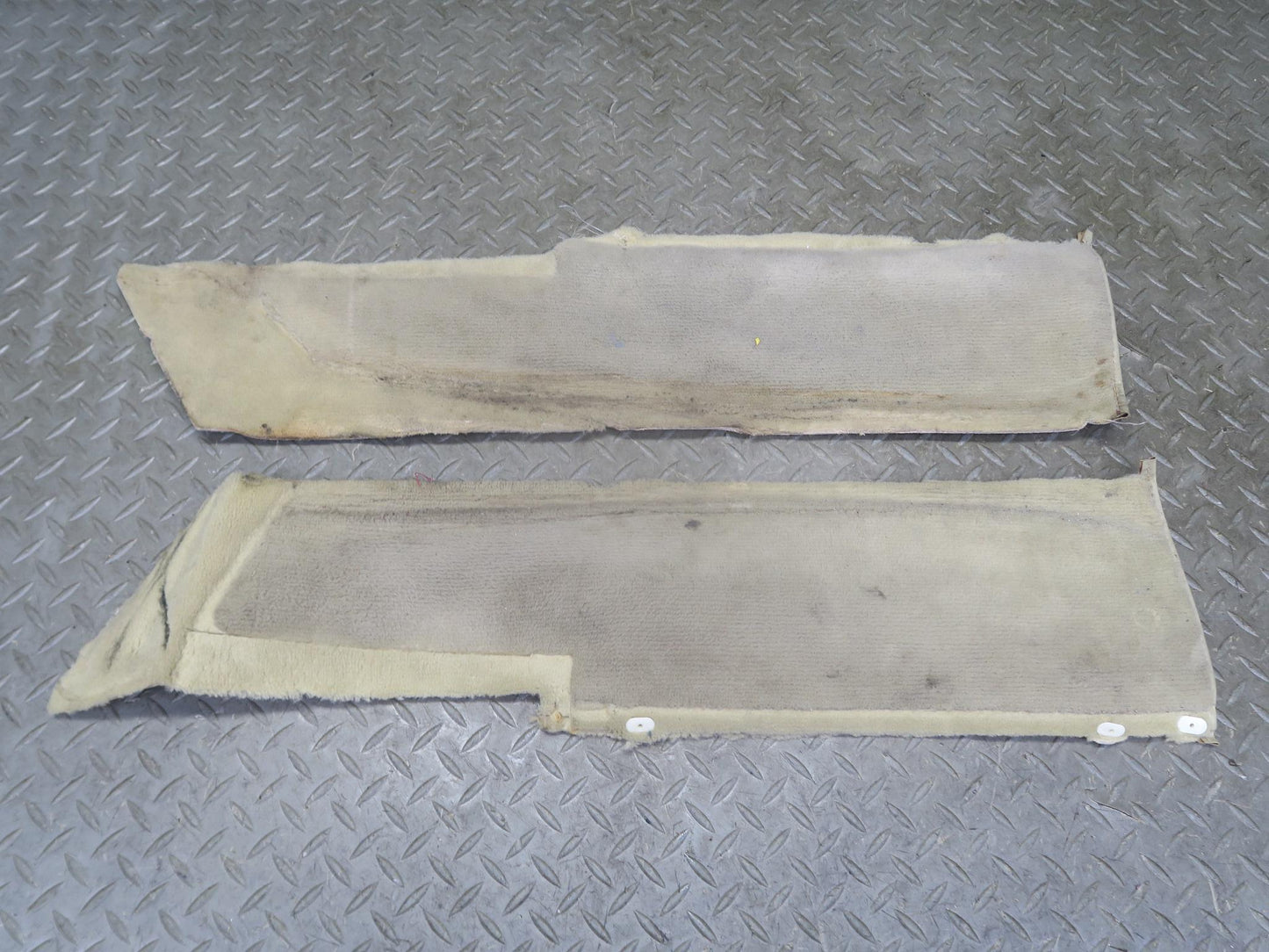 86-93 Mercedes W124 300E Set of 4 Center Console Carpet Trim Cover OEM