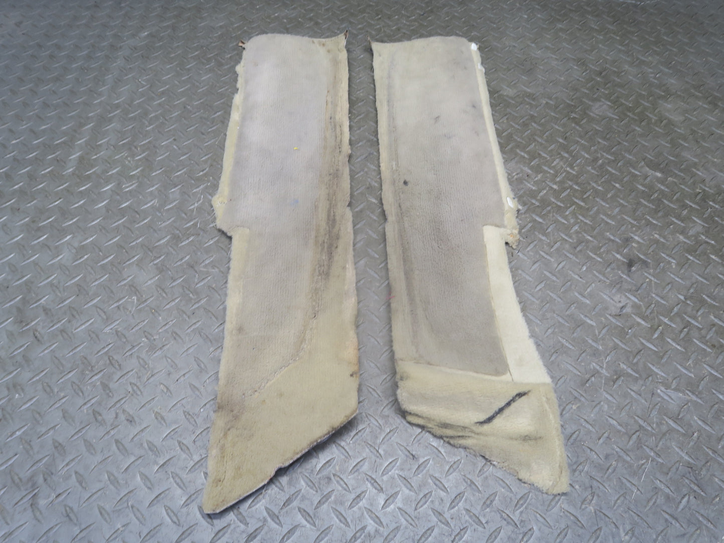 86-93 Mercedes W124 300E Set of 4 Center Console Carpet Trim Cover OEM