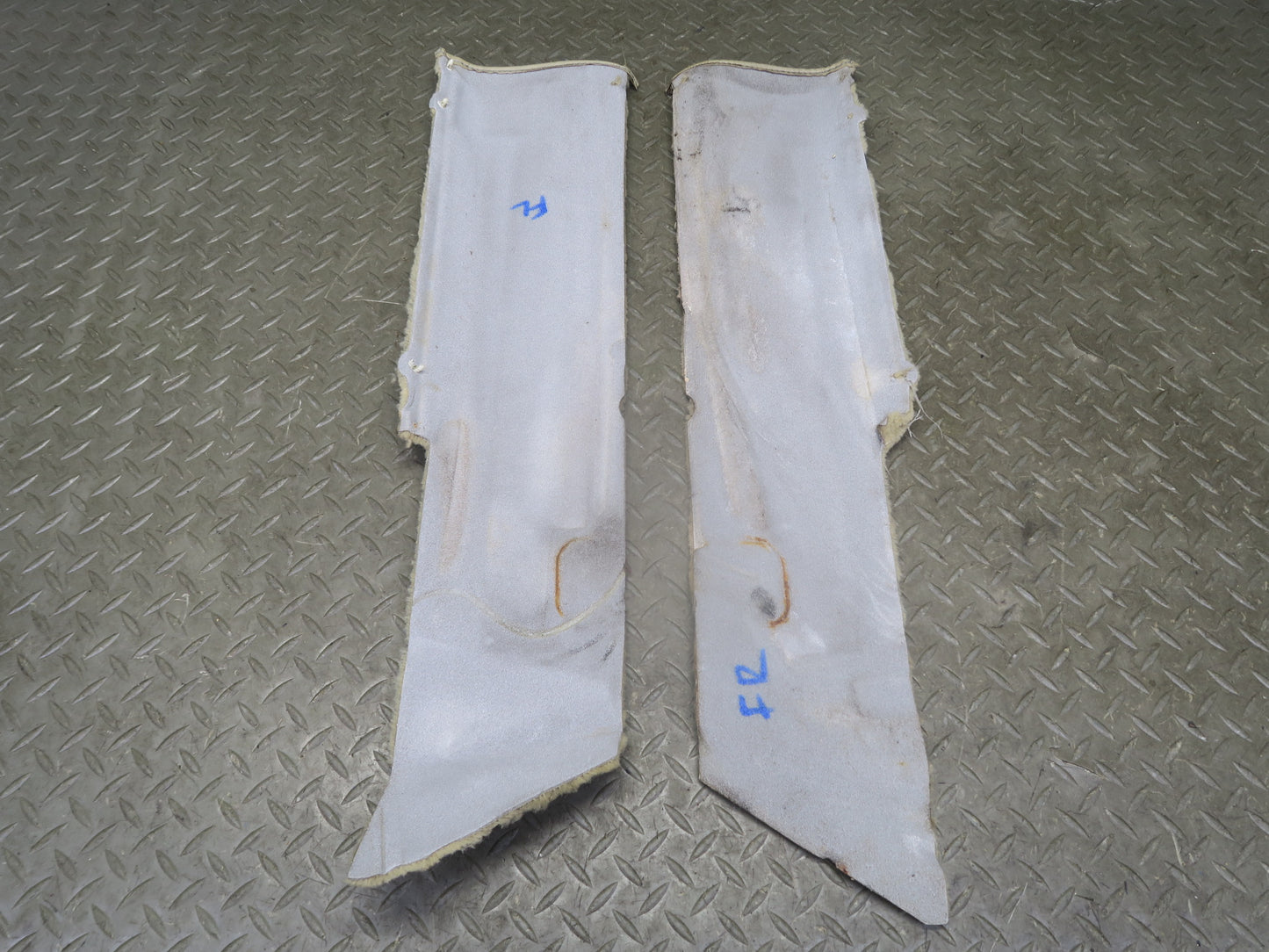 86-93 Mercedes W124 300E Set of 4 Center Console Carpet Trim Cover OEM