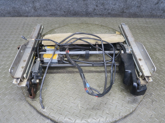 90-93 Mercedes W124 300E Front Right Seat Lower Frame Track Rail w Motors OEM
