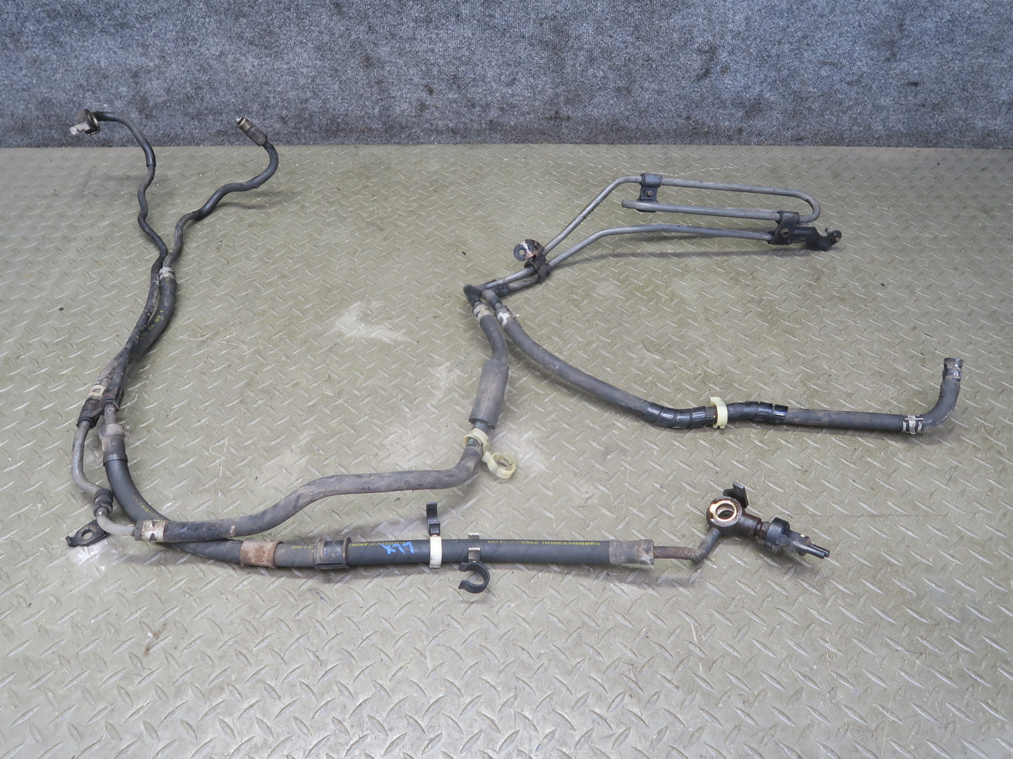 2003-2007 Lexus UZJ100L LX470 Power Steering Pressure Return Hose Pipe Tube Line