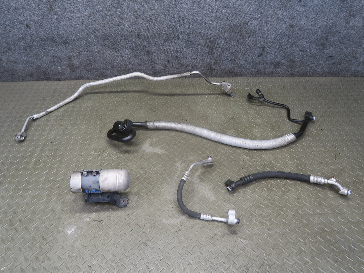 01-06 BMW E46 330Ci M54 Set of 6 A/C Air Condition Hose Pipe Line Dryer OEM