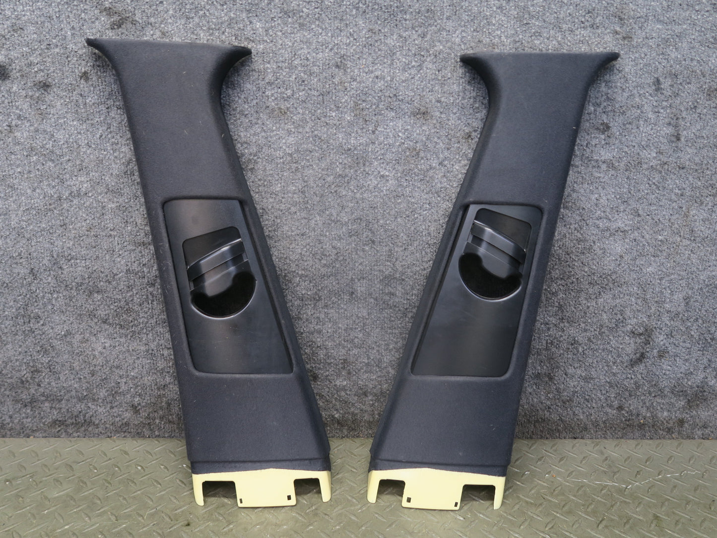 00-06 BMW E53 X5 Set of 2 Left & Right Interior B Pillar Upper Trim Panel OEM