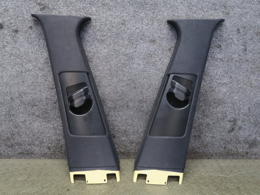00-06 BMW E53 X5 Set of 2 Left & Right Interior B Pillar Upper Trim Panel OEM