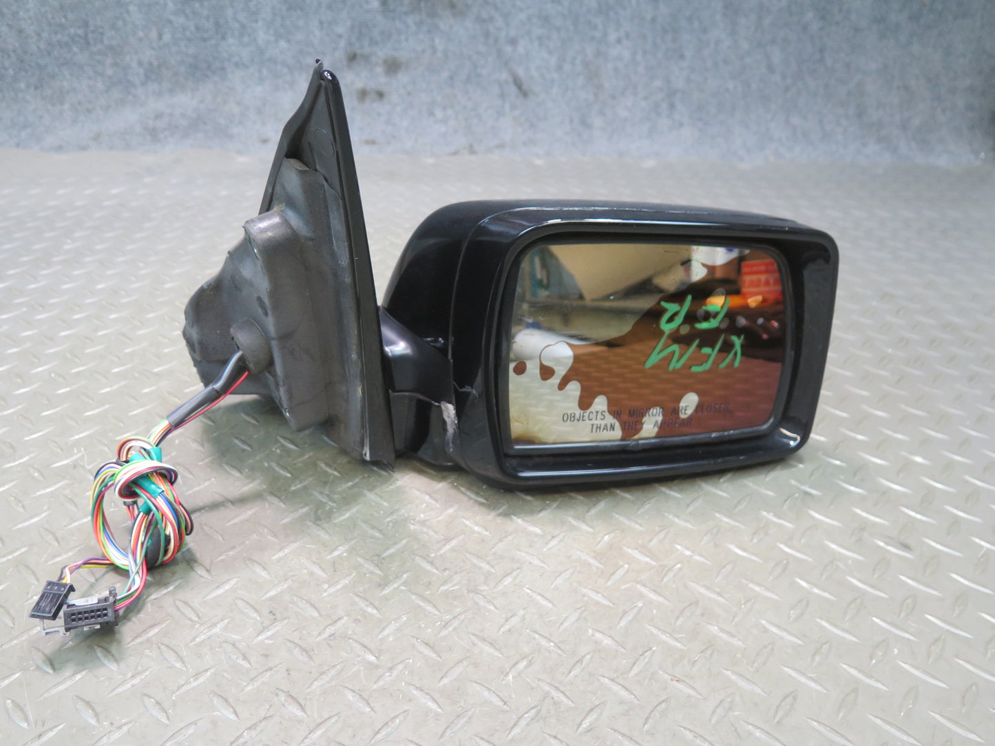 00-06 BMW E53 X5 Right Door Exterior Side View Mirror OEM Damaged
