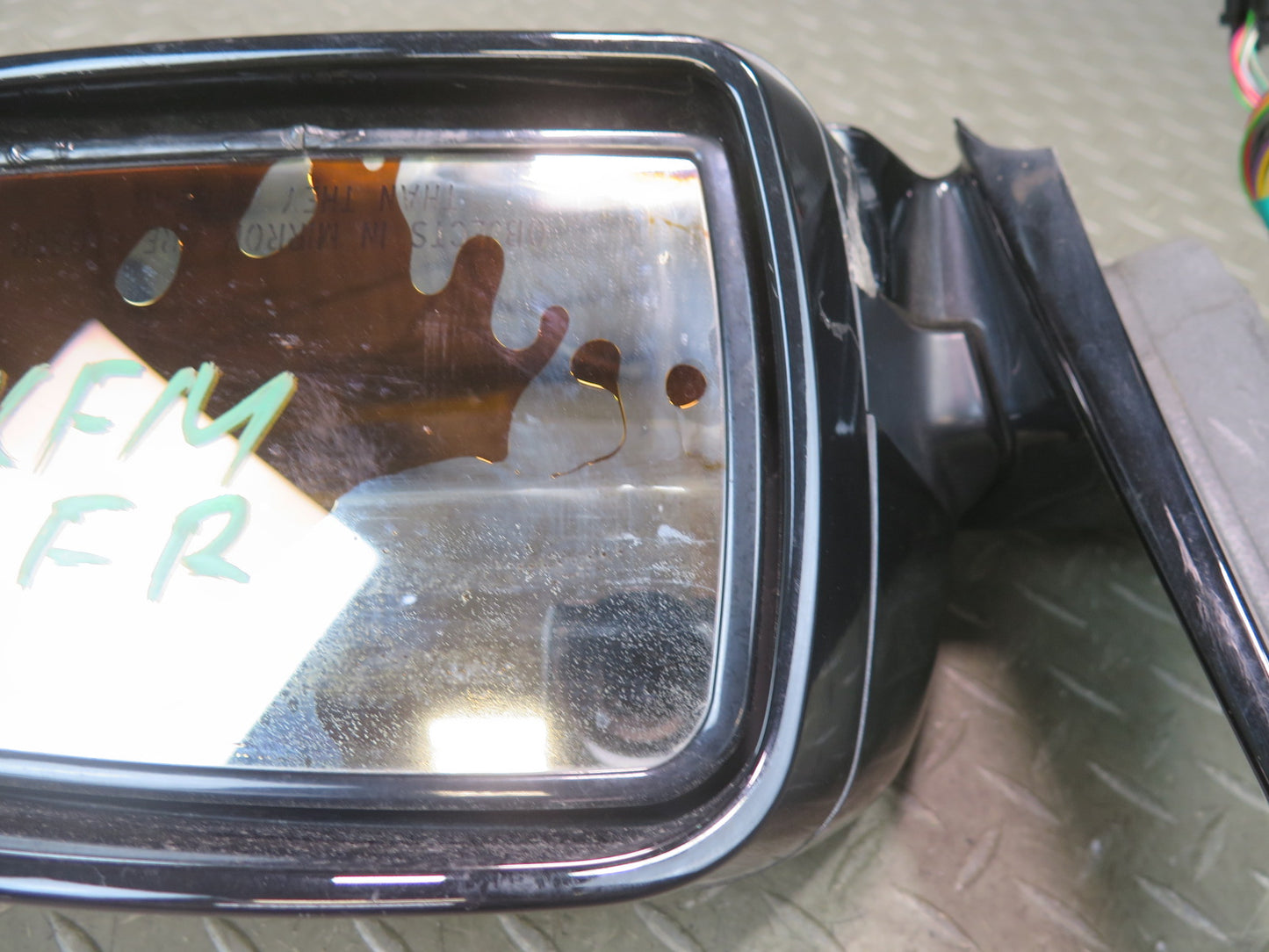 00-06 BMW E53 X5 Right Door Exterior Side View Mirror OEM Damaged