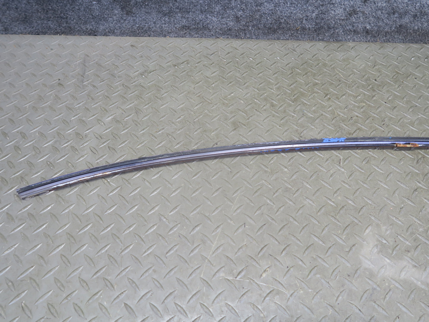 90-93 Mercedes W124 300E Front Windshield Chrome Trim Strip Molding OEM