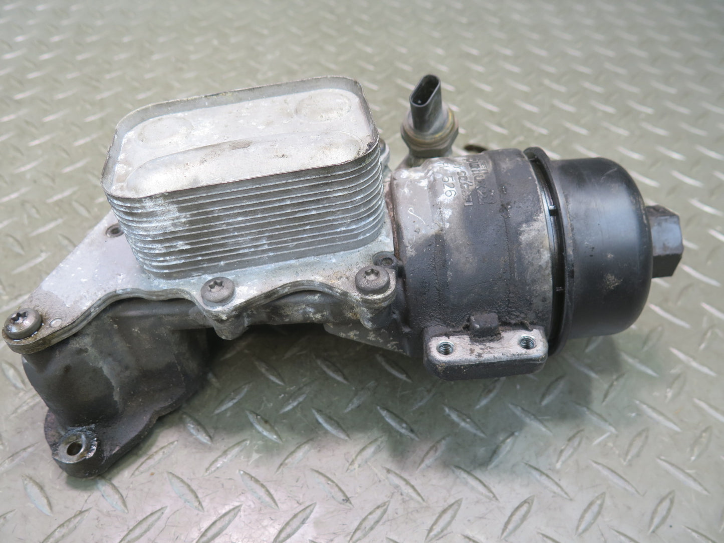 11-13 Mini S R55 R56 R58 R57 N18 Engine Oil Filter Housing w Heat Exchanger OEM