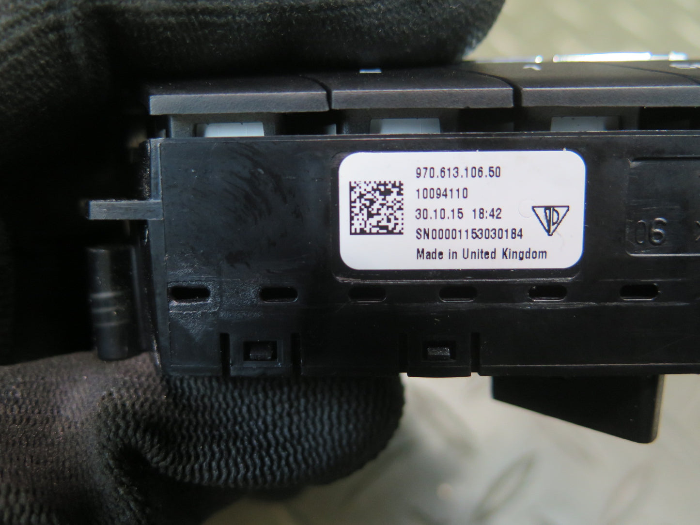 2010-2016 Porsche Panamera 970 Front Right Side Seat Adjust Memory Switch
