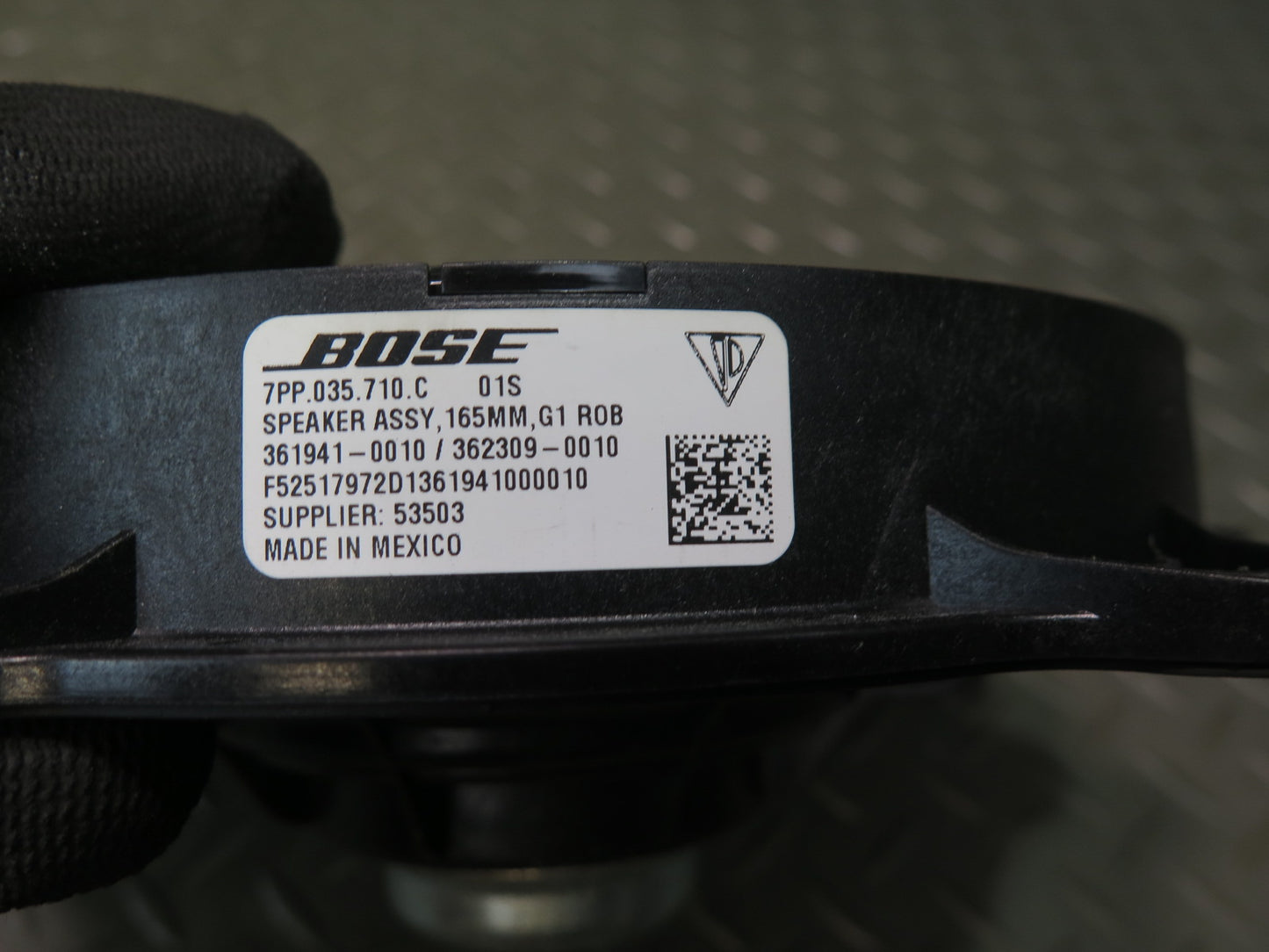 10-16 Porsche Panamera 970 Rear Left & Right Side Door Audio Speaker Bose Set