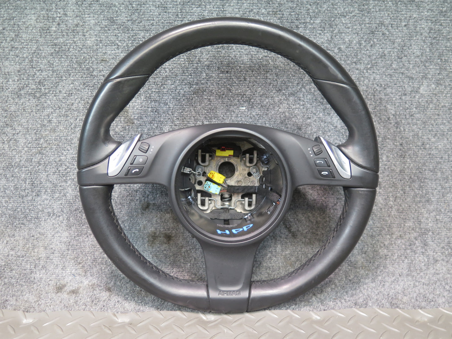 2010-2016 Porsche Panamera 970 Leather Steering W/ Controls Black