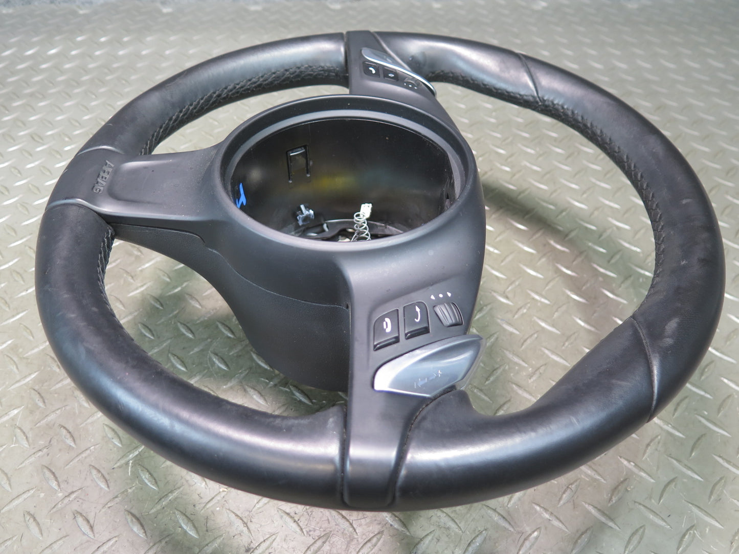2010-2016 Porsche Panamera 970 Leather Steering W/ Controls Black