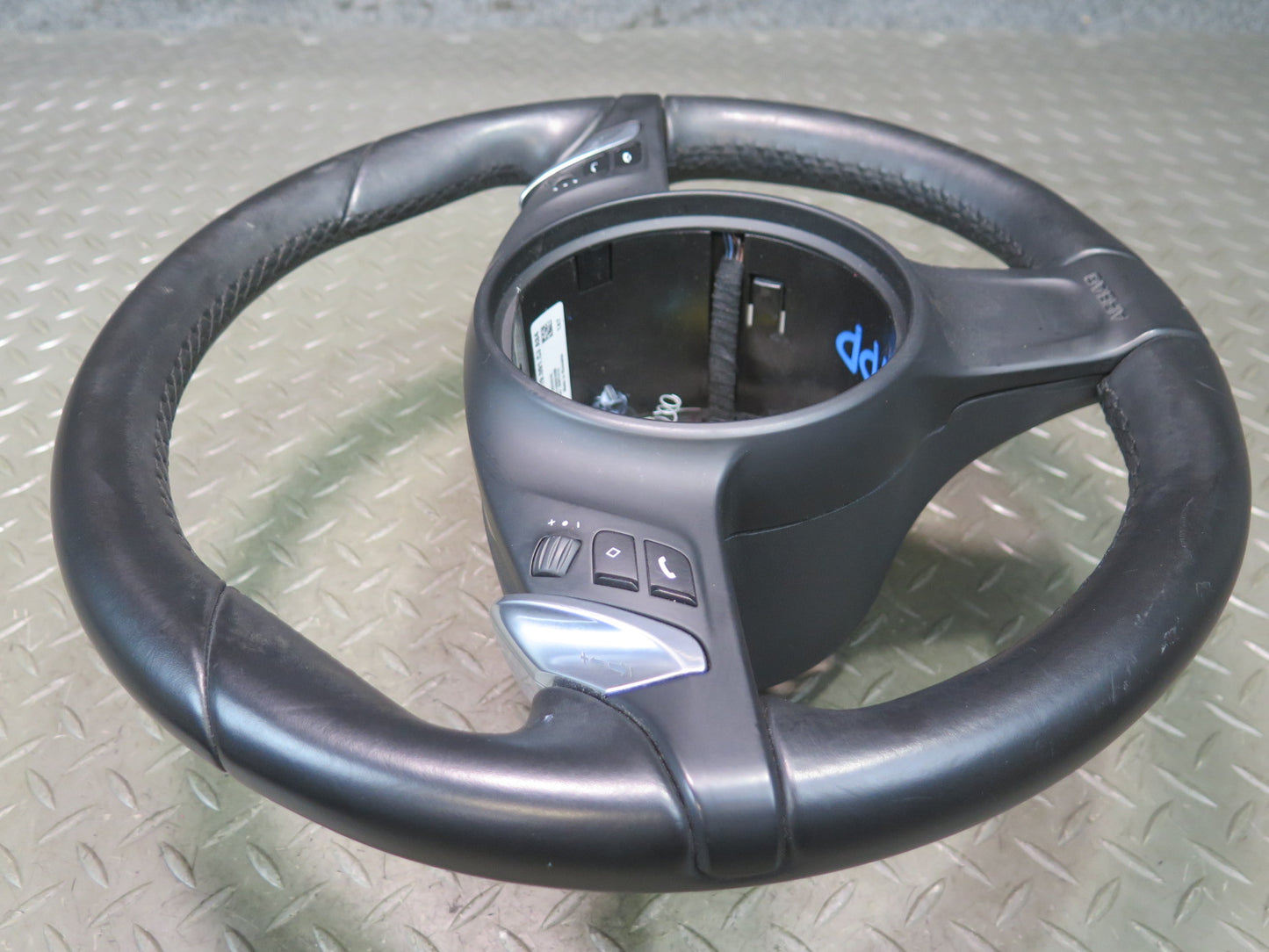 2010-2016 Porsche Panamera 970 Leather Steering W/ Controls Black