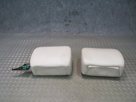 2006-2008 BMW E64 M6 Convertible Set of 2 Front Seat Leather Headrest