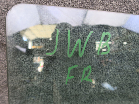 07-10 Jeep Wrangler JK Front Right Door Glass  Window OEM
