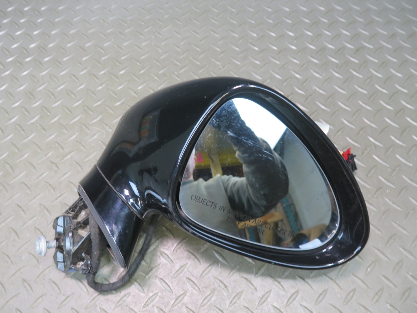 2014-2016 Porsche Panamera 970 Right Side View Auto Dim Fold Memory Mirror Black