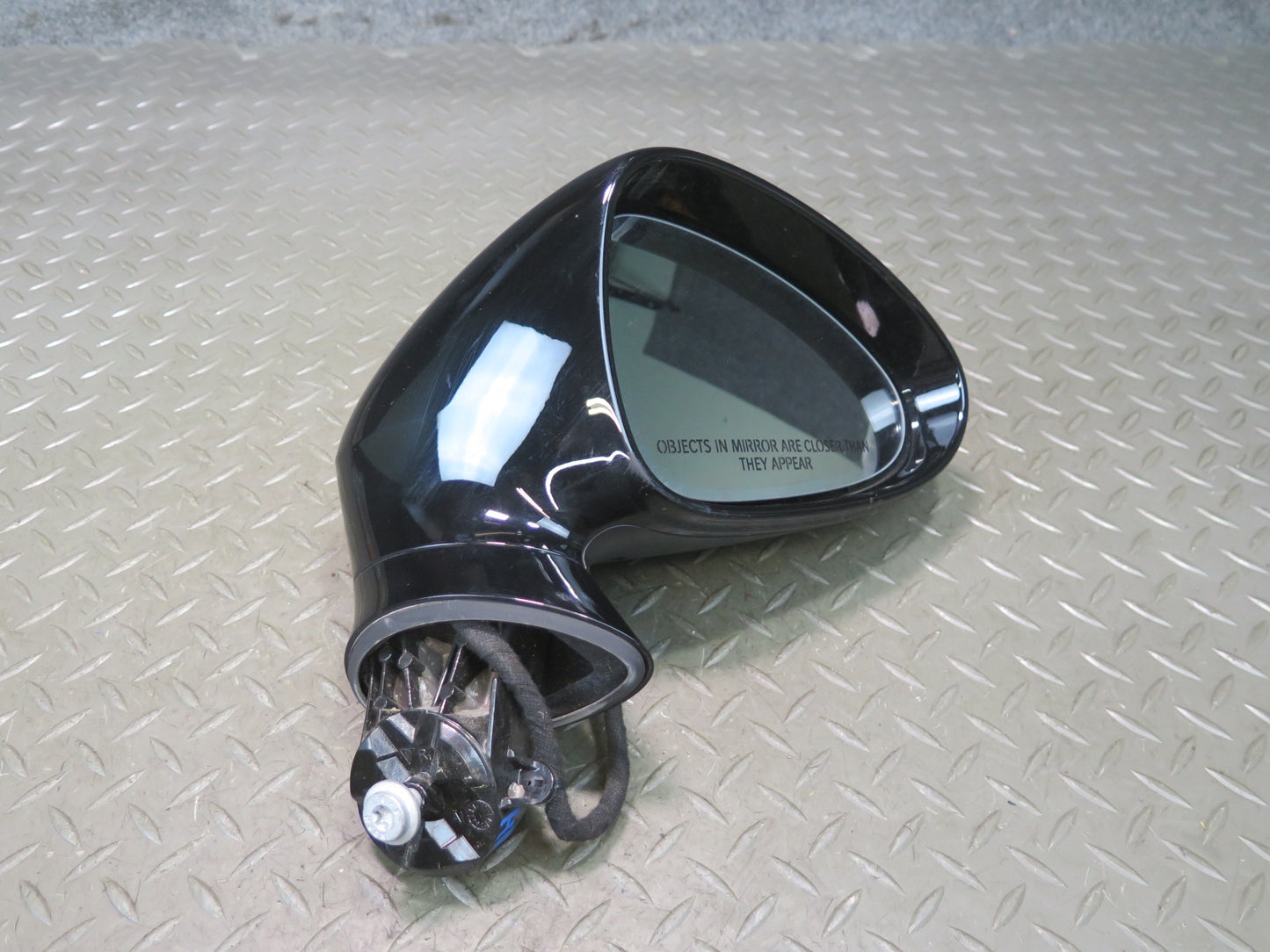 2014-2016 Porsche Panamera 970 Right Side View Auto Dim Fold Memory Mirror Black