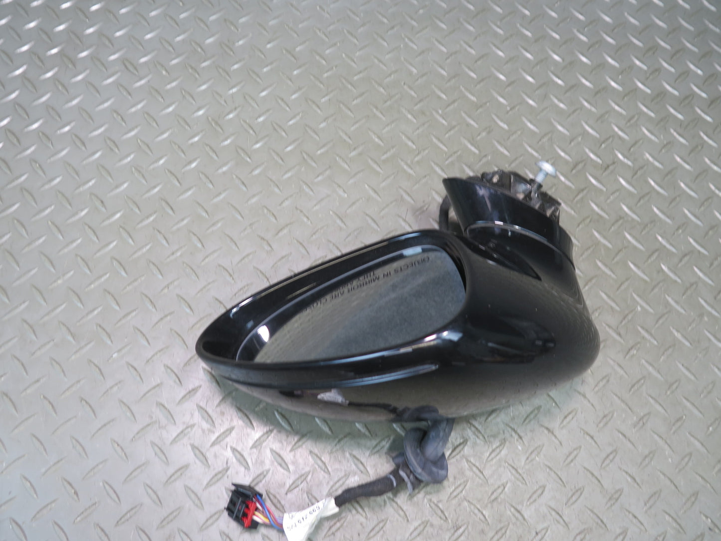 2014-2016 Porsche Panamera 970 Right Side View Auto Dim Fold Memory Mirror Black