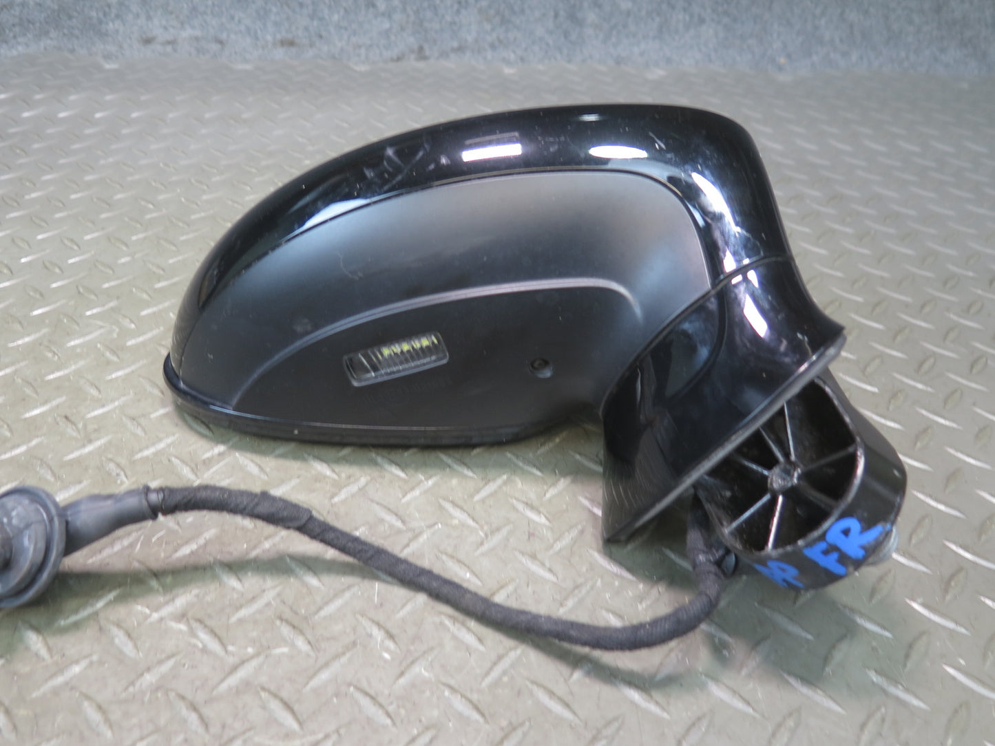 2014-2016 Porsche Panamera 970 Right Side View Auto Dim Fold Memory Mirror Black