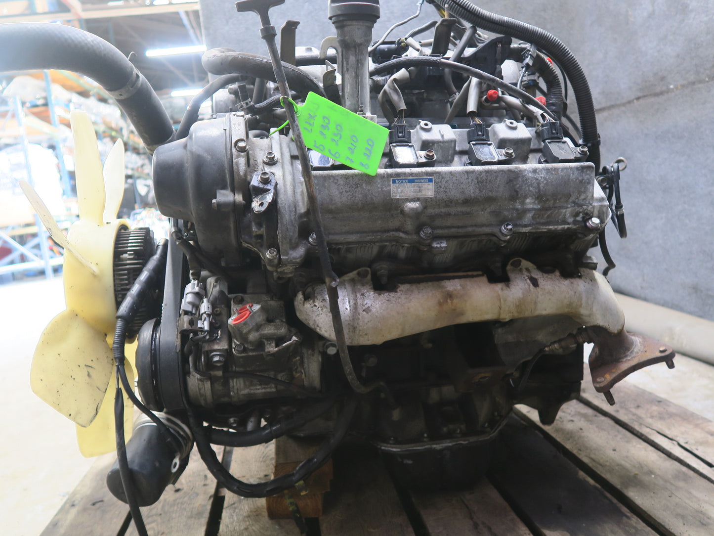 2004 Lexus UZJ100L LX470 4.7L V8 2UZFE Complete Engine Motor VIN T 5th Digit