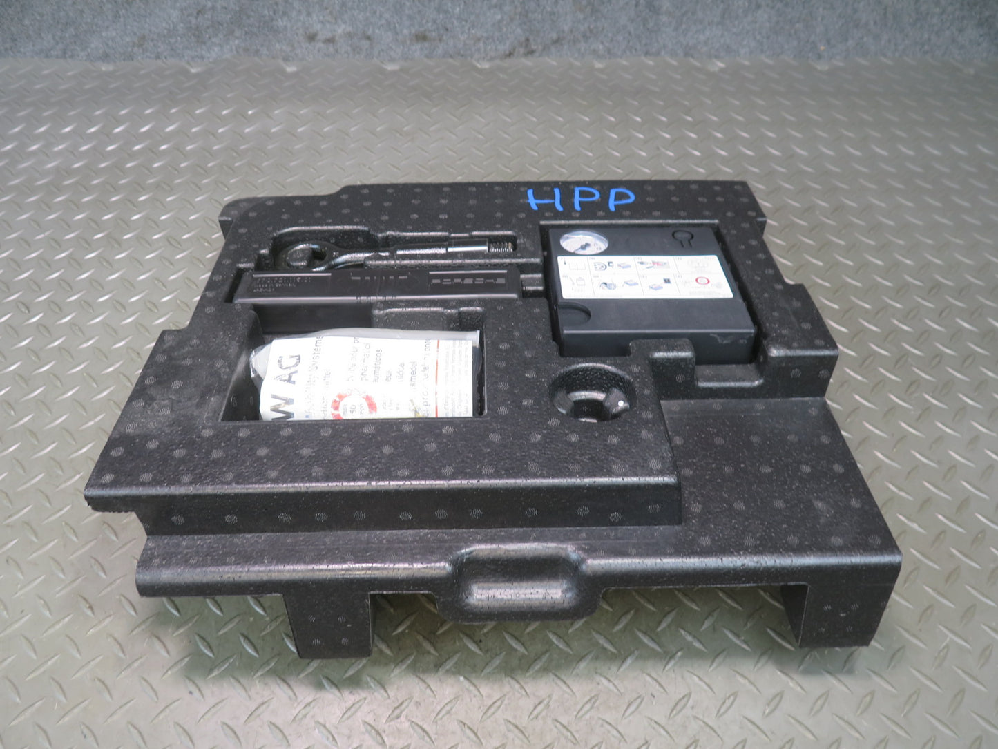 2010-2016 Porsche Panamera 970 Air Compressor Emergency Spare Tool W/ Foam