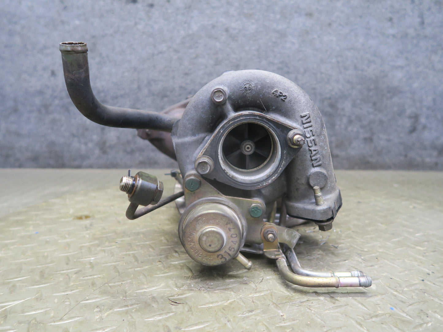 95-97 Nissan Gloria HY33 VQ30DET Engine Turbo Charger w Oil Tube Set 60K OEM