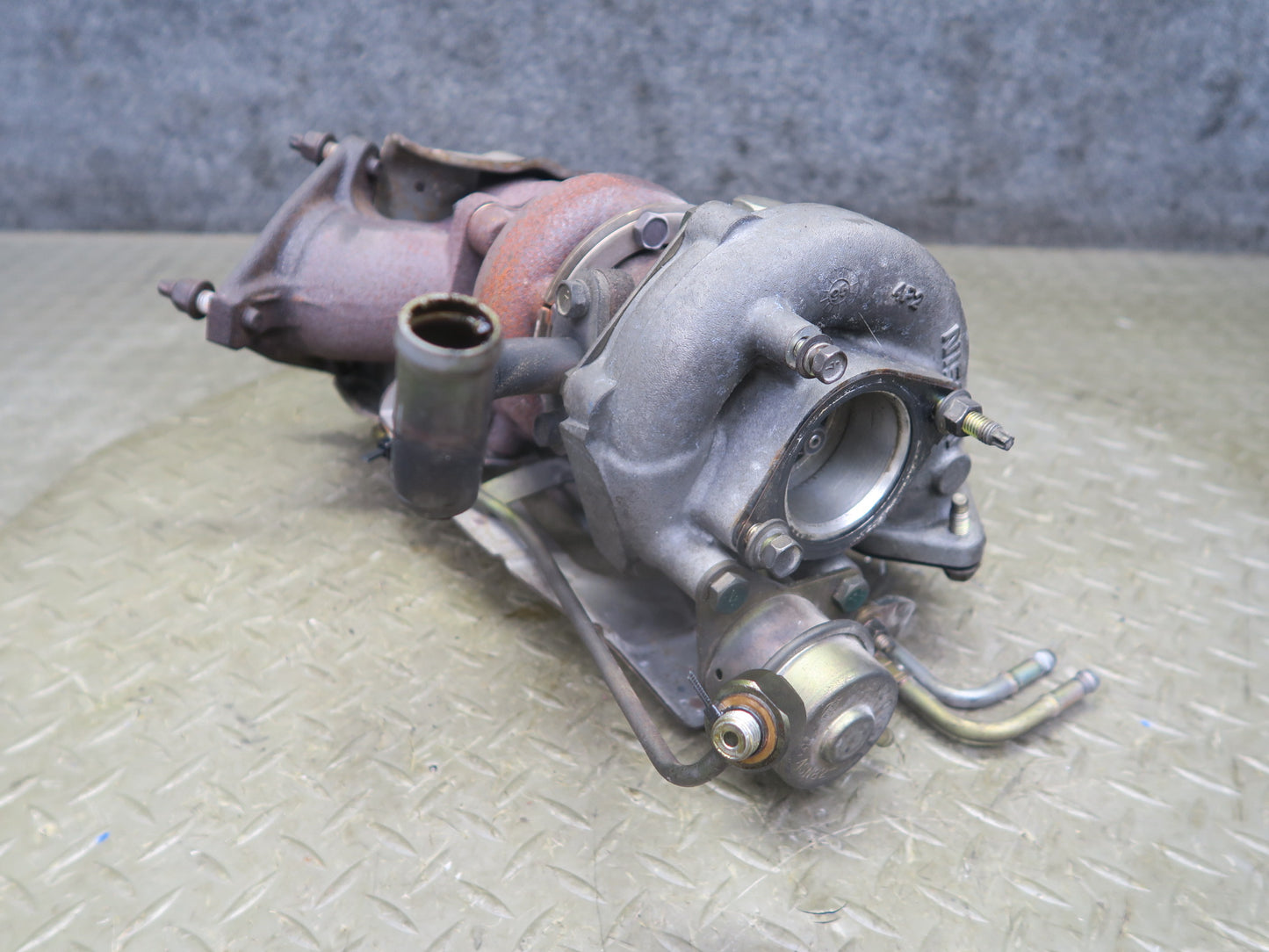 95-97 Nissan Gloria HY33 VQ30DET Engine Turbo Charger w Oil Tube Set 60K OEM