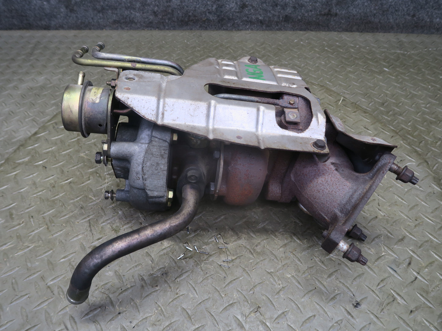 95-97 Nissan Gloria HY33 VQ30DET Engine Turbo Charger w Oil Tube Set 60K OEM