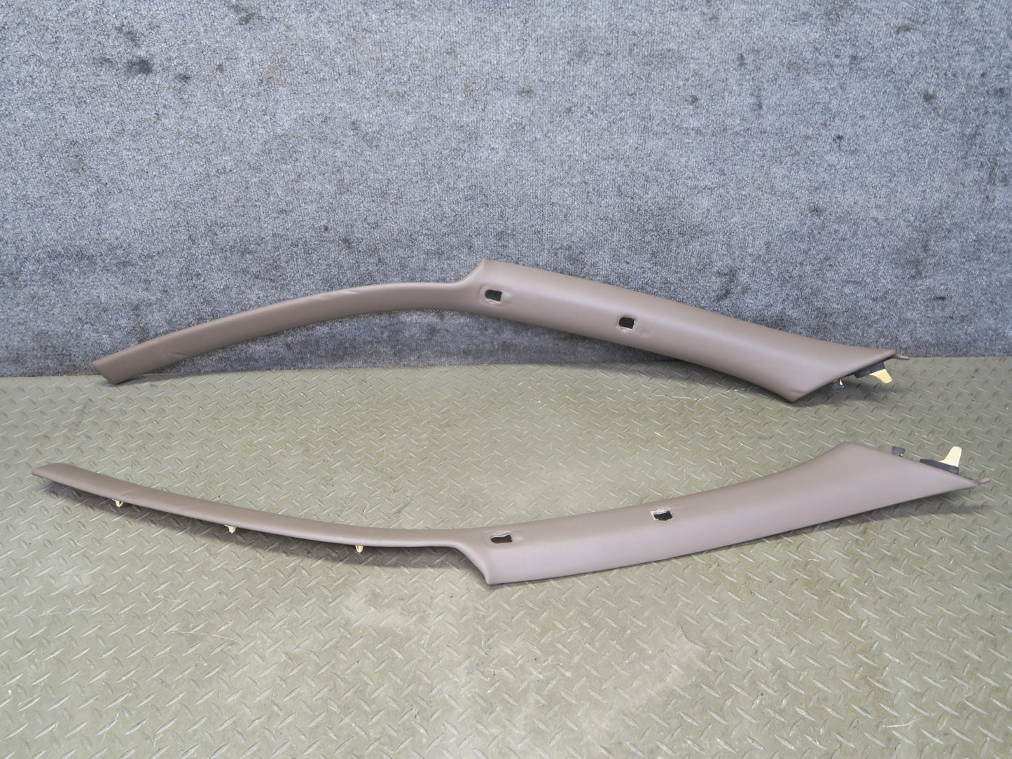92-00 Lexus JZZ31L SC400 SC300 Front A Pillar Trim Cover Panel Set Brown OEM