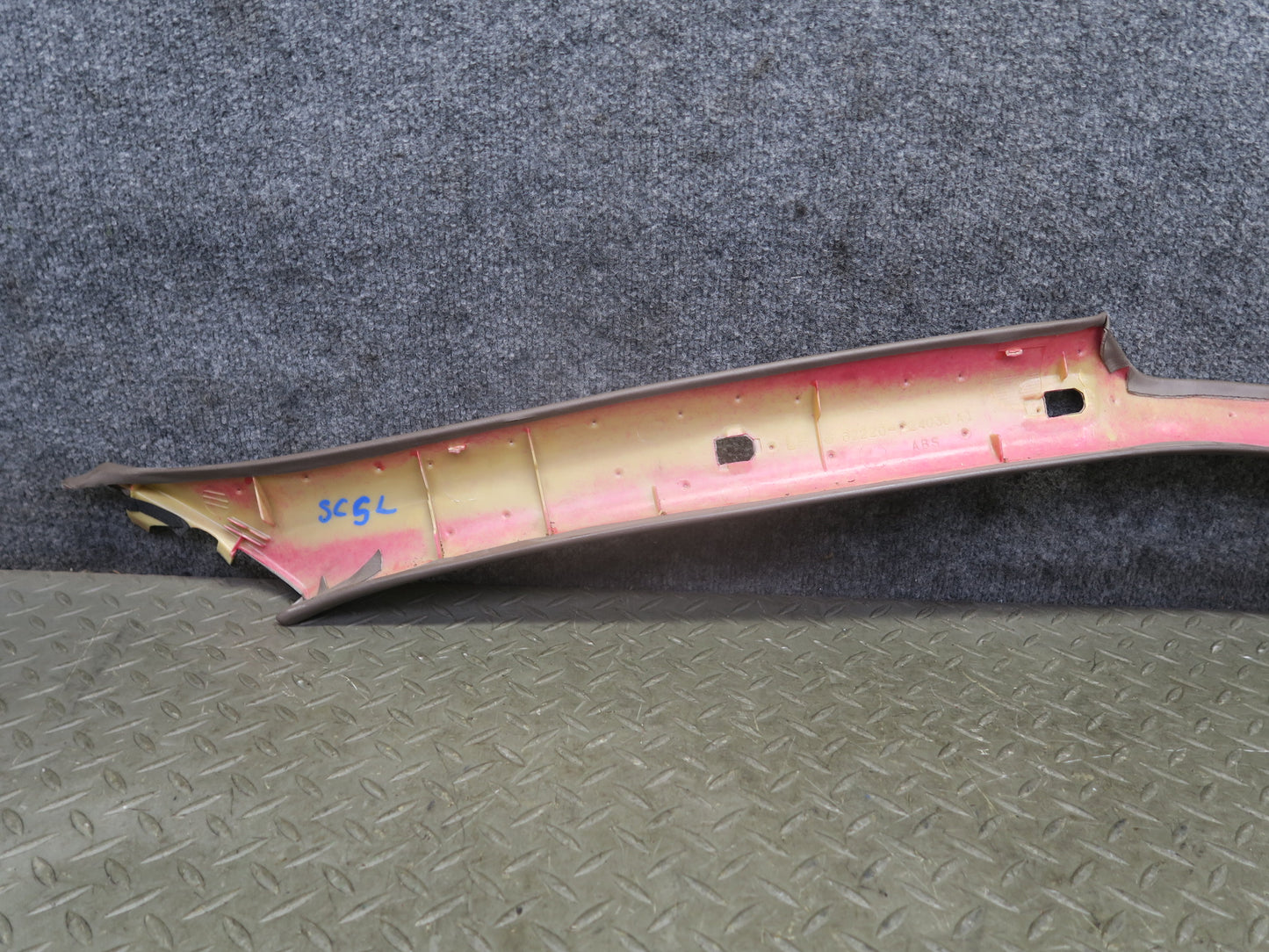 92-00 Lexus JZZ31L SC400 SC300 Front A Pillar Trim Cover Panel Set Brown OEM