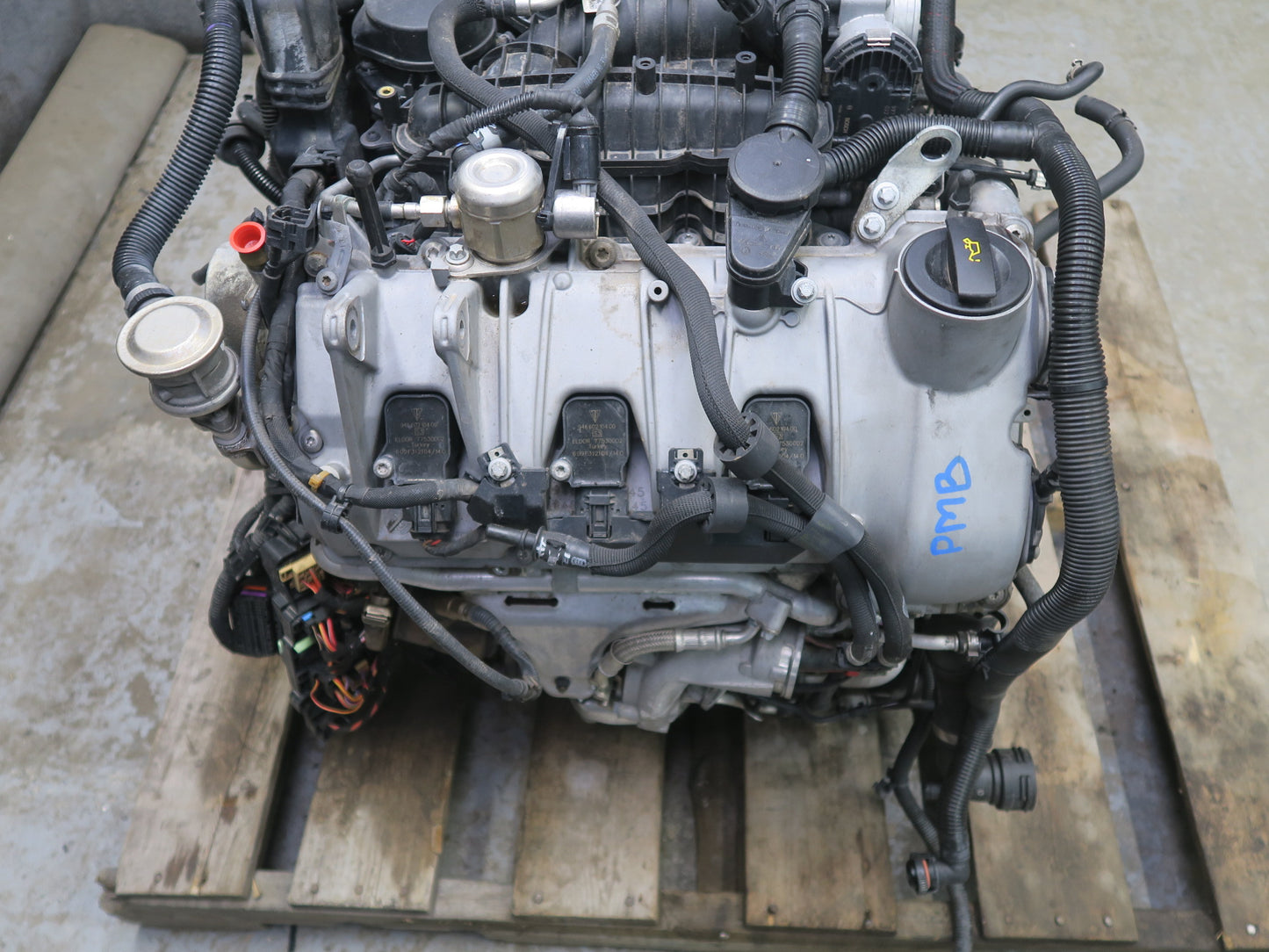 15-16 Porsche Macan Turbo 3.6L Ctla VIN F 5th Engine Motor w Turbos 120k Miles