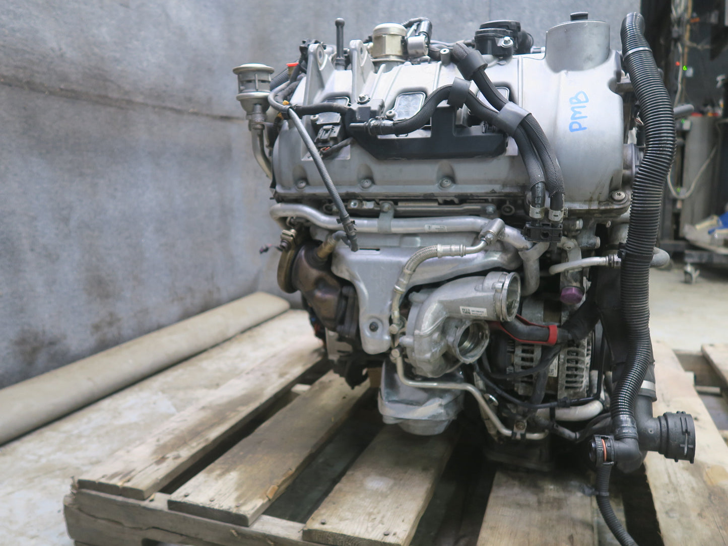 15-16 Porsche Macan Turbo 3.6L Ctla VIN F 5th Engine Motor w Turbos 120k Miles