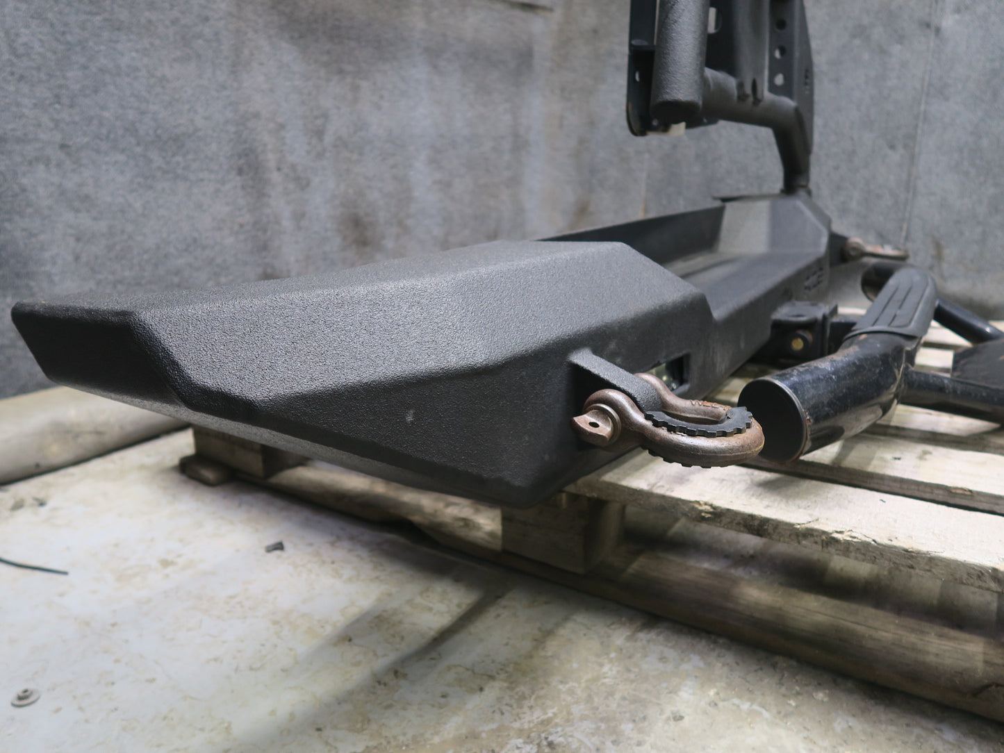 07-17 Jeep Wrangler Rubicon JK ACE Engineering Rear Bumper w Tire Carrier Lights